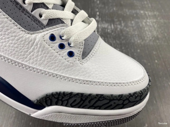 Reps TBK Jordan 3 Midnight Air CT8532-140 Navy 0824
